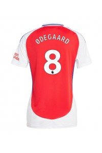 Arsenal Martin Odegaard #8 Fotballdrakt Hjemme Klær Dame 2024-25 Korte ermer